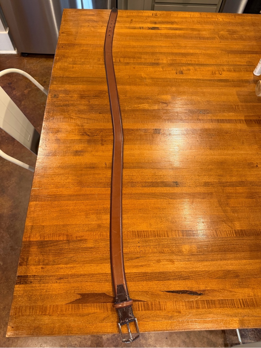 Cole Haan Lewis 32MM Burnished Leather Belt